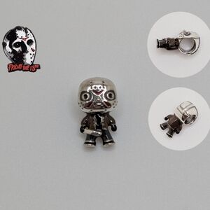 NEW Jason Voorhees Friday the 13th Sterling Silver Charm S925